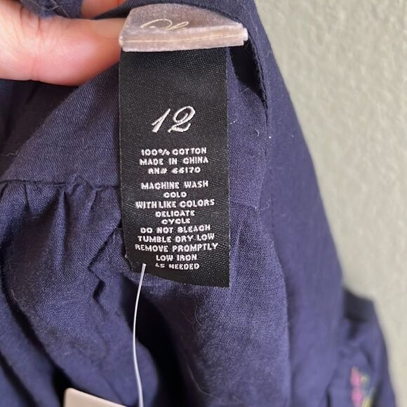 Anthropologie Lithe Cotton Blouse Top - Picture 9 of 10